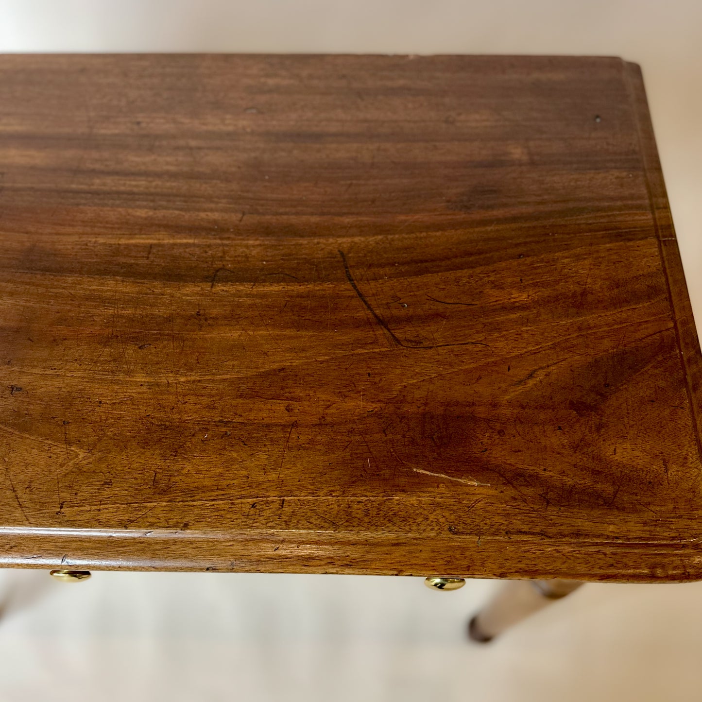 Antique Mahogany Side Table Writing Desk