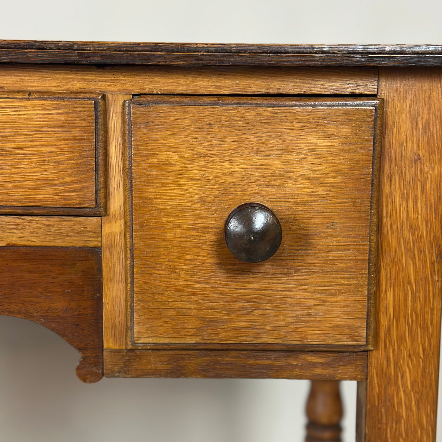 Antique Welsh Oak Lowboy Side Table
