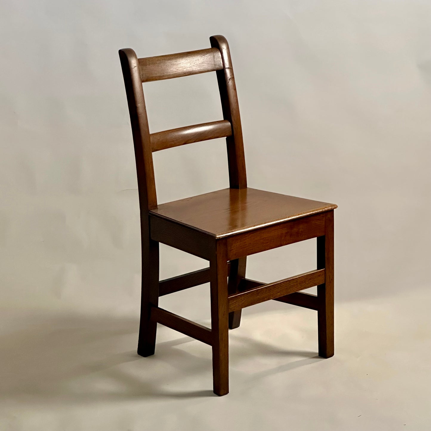 Set of Four Antique Welsh Oak Farmhouse Chairs