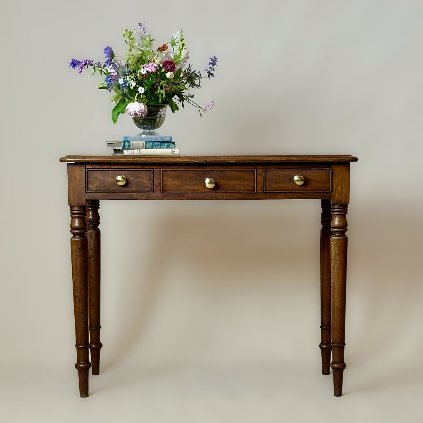 Antique Mahogany Side Table Writing Desk