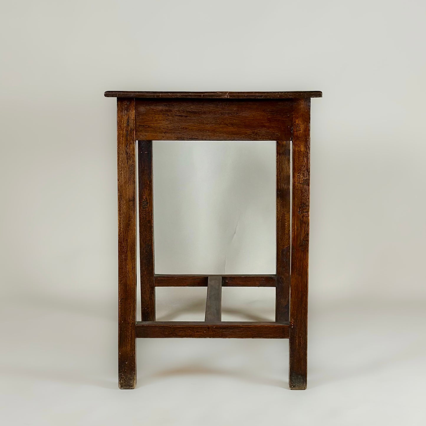 Antique Oak Side Table Writing Desk