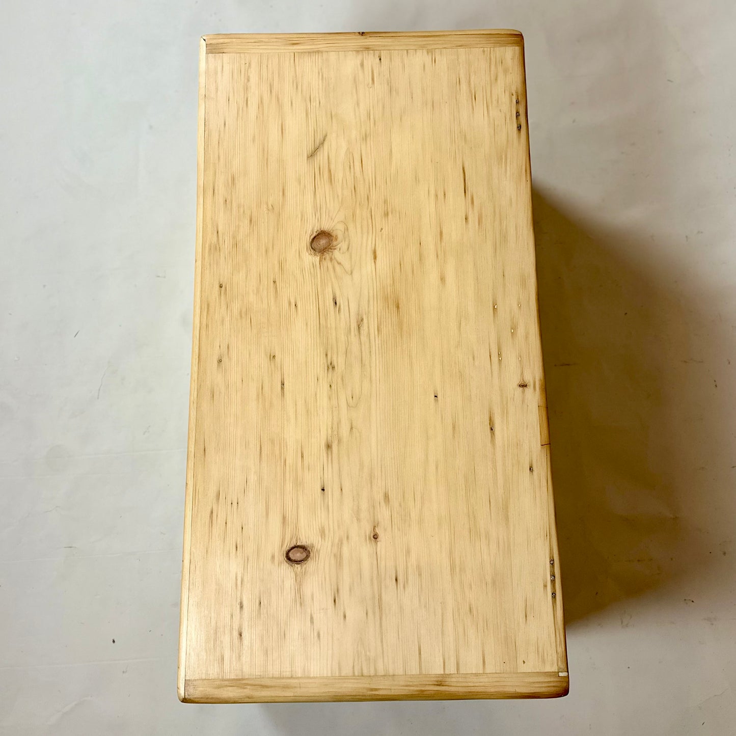 Antique Old Pine Trunk Chest