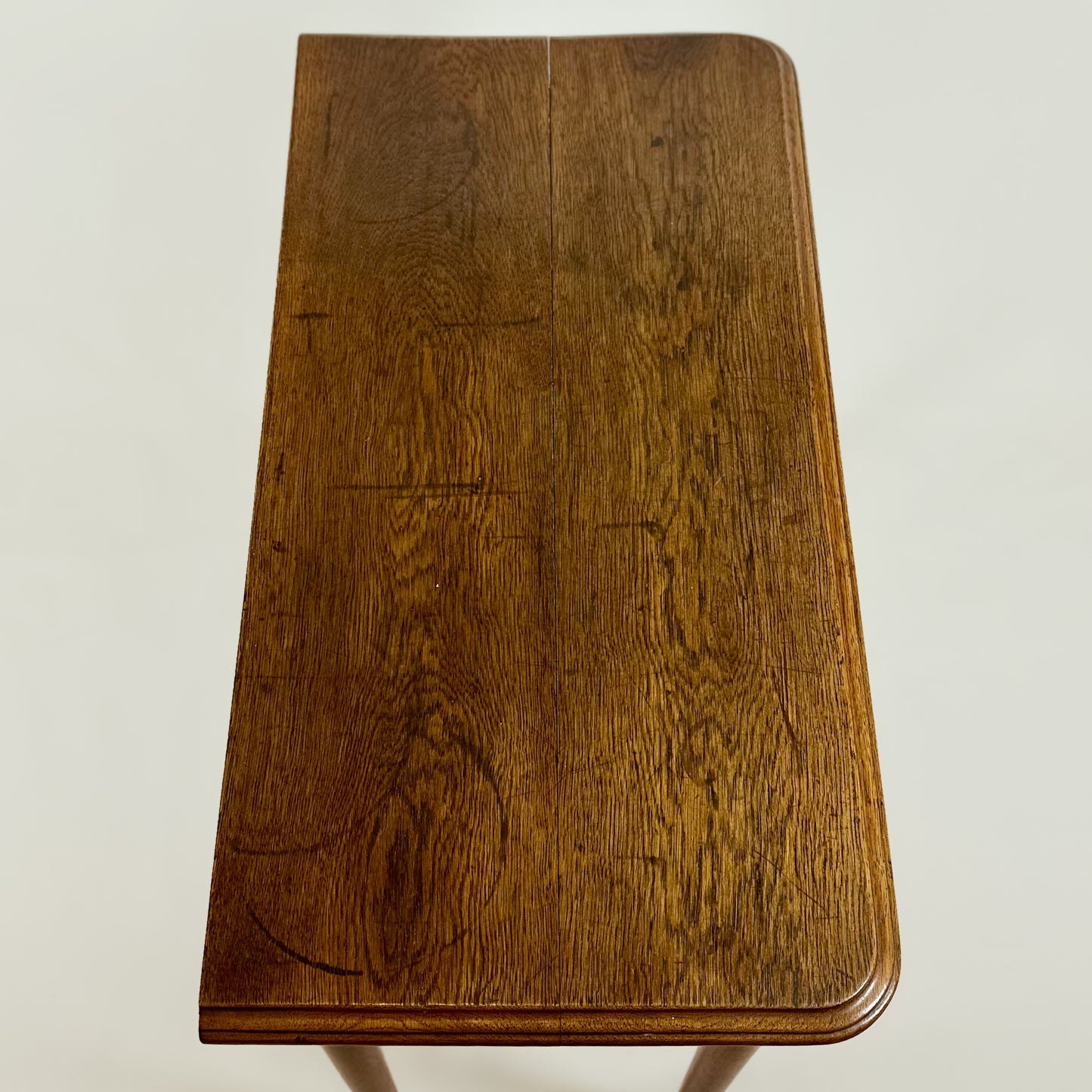 Antique Edwardian Oak Writing Table