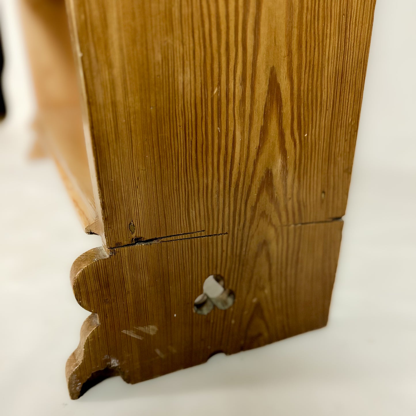 Large Pine Chapel Bookcase