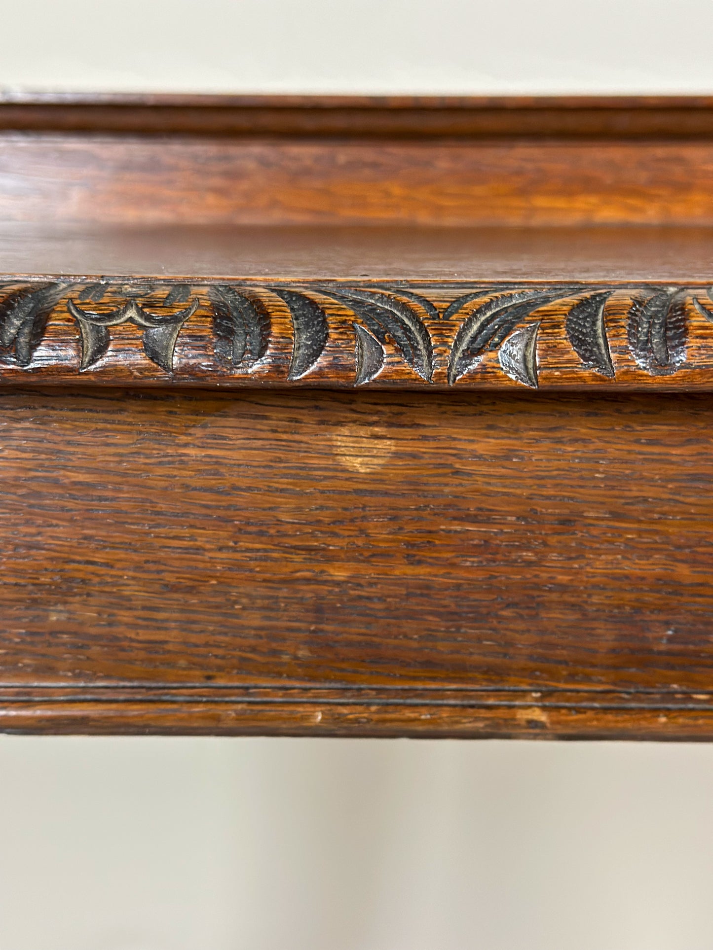 Antique Narrow Oak Hall Table or Console Table