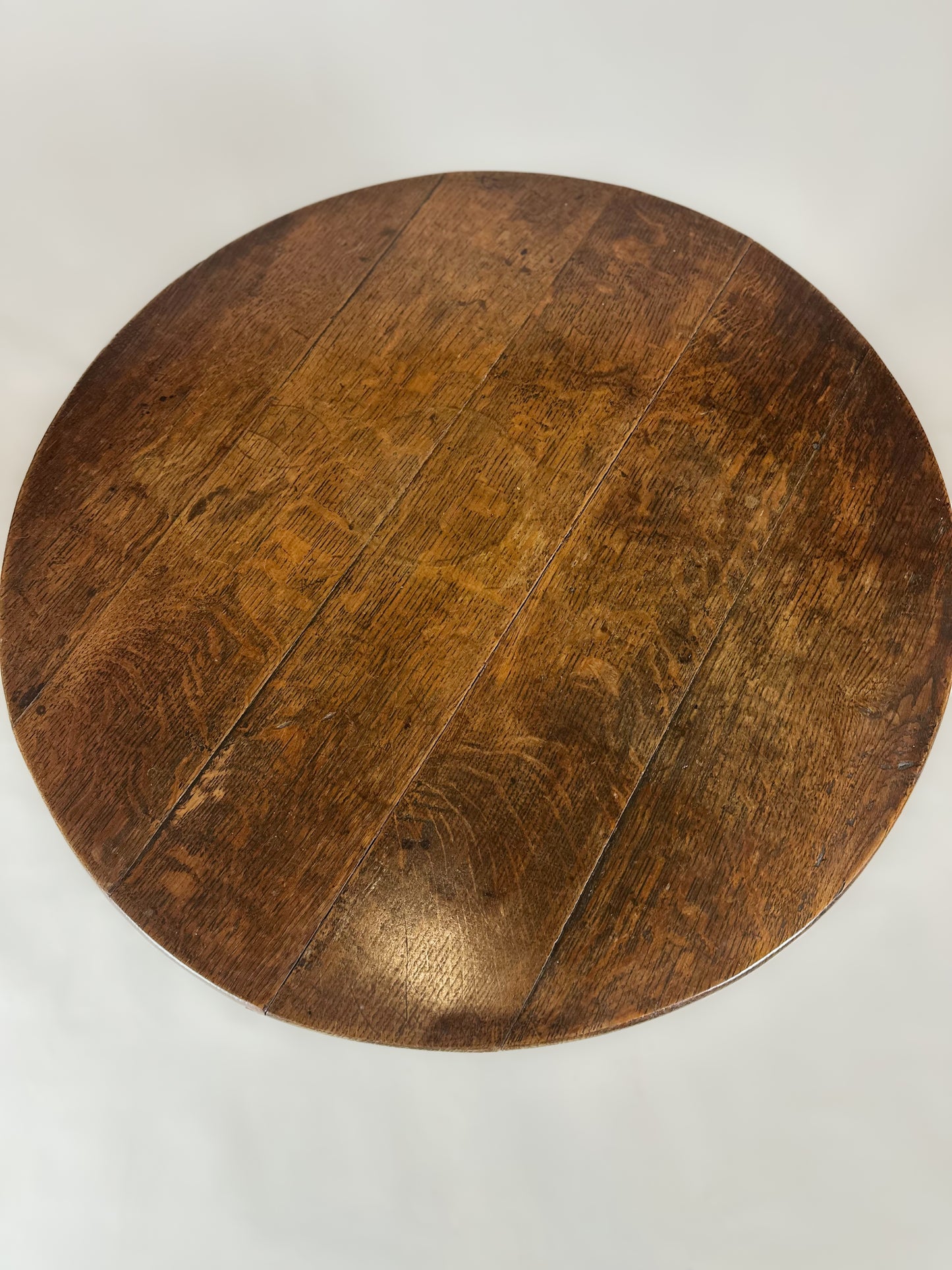 Antique Georgian Oak Tilt Top Tripod Table