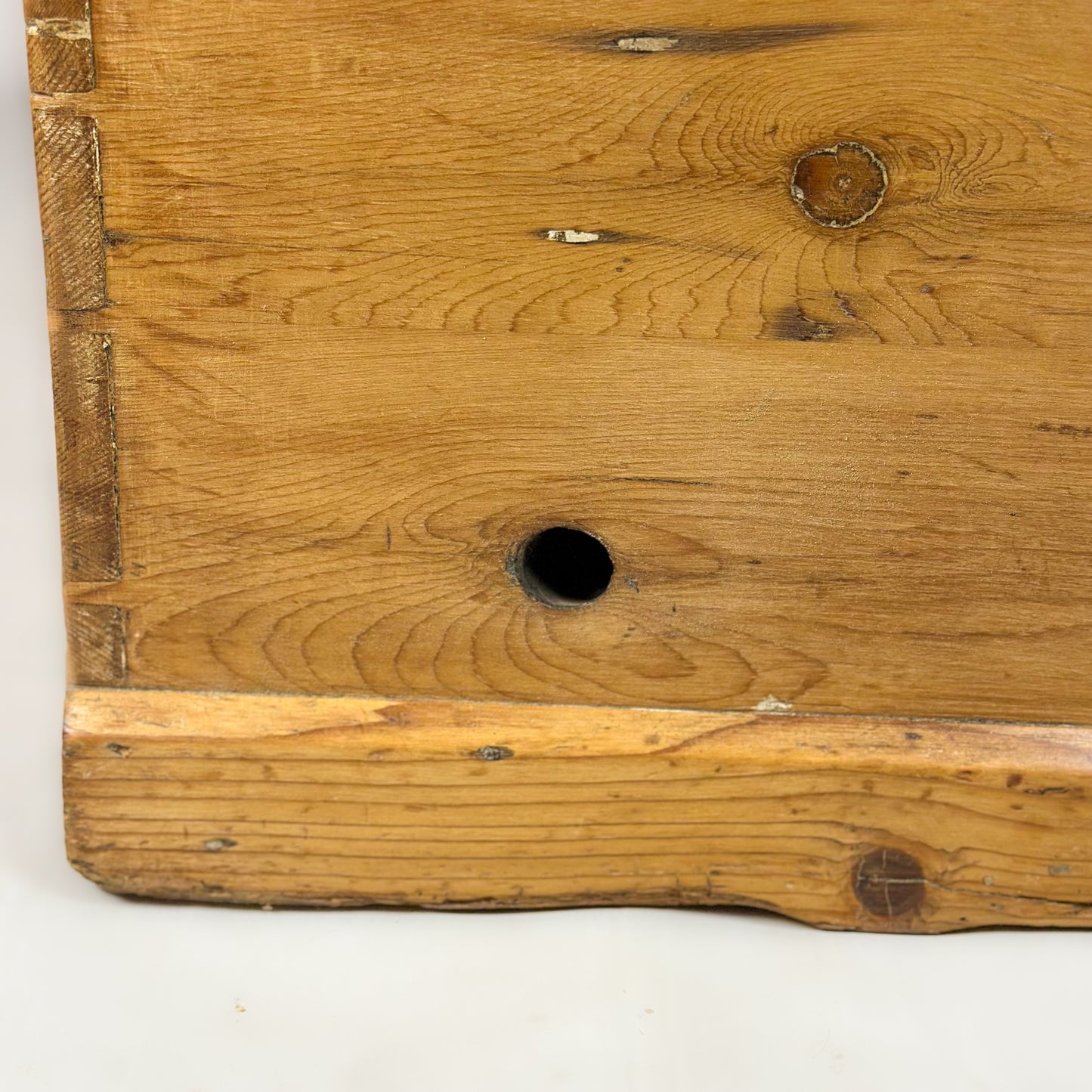 Large Antique Pine Trunk