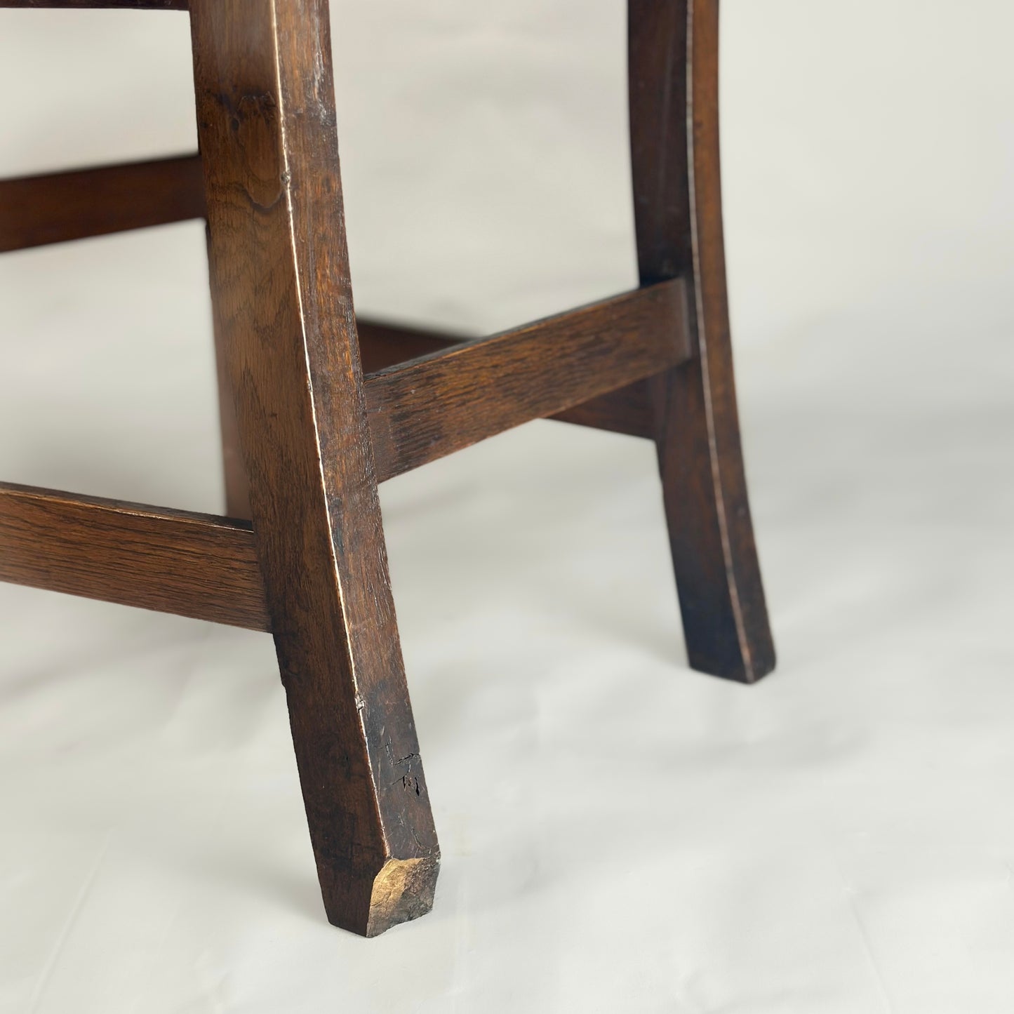 Set of Four Antique Welsh Oak Farmhouse Chairs