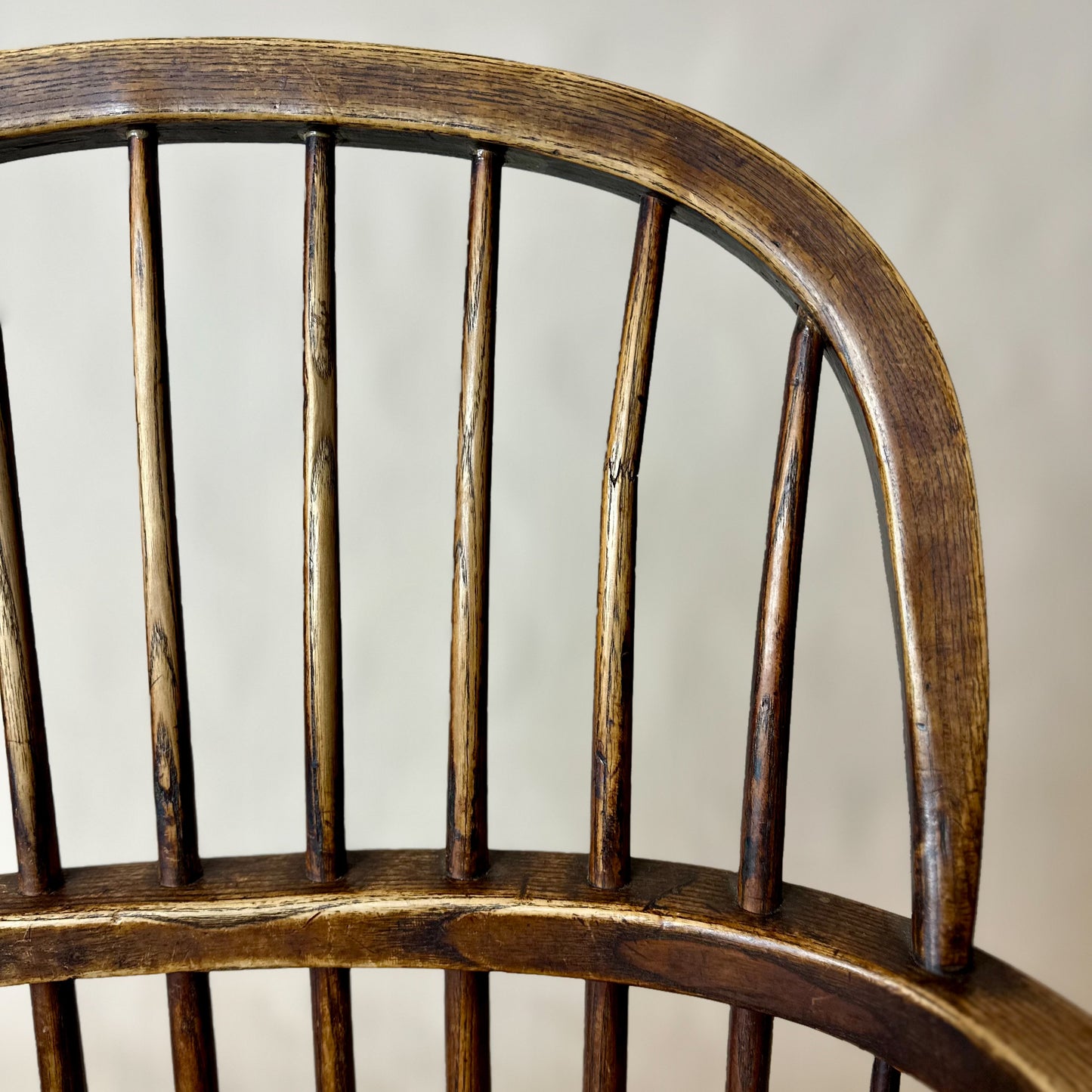 Antique 19th-Century Ash and Elm Windsor Chair