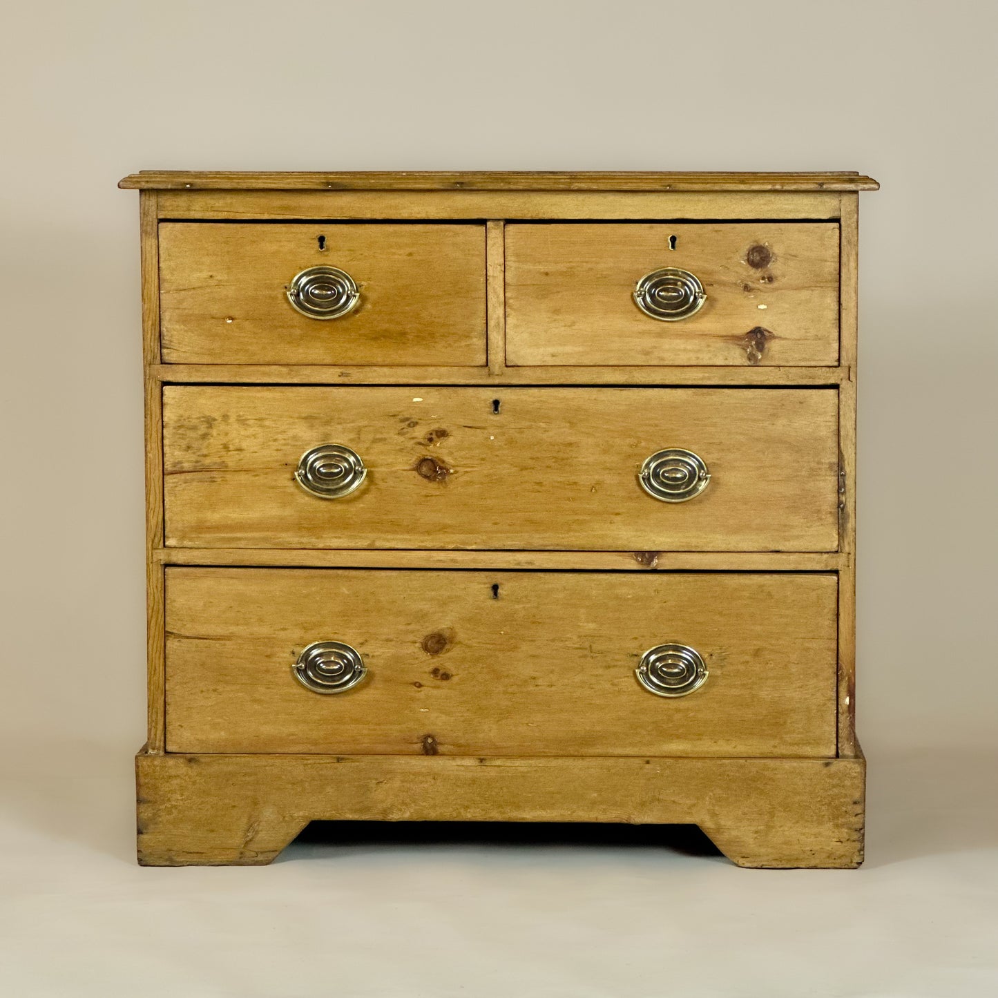 Victorian Antique Small Pine Chest of Drawers