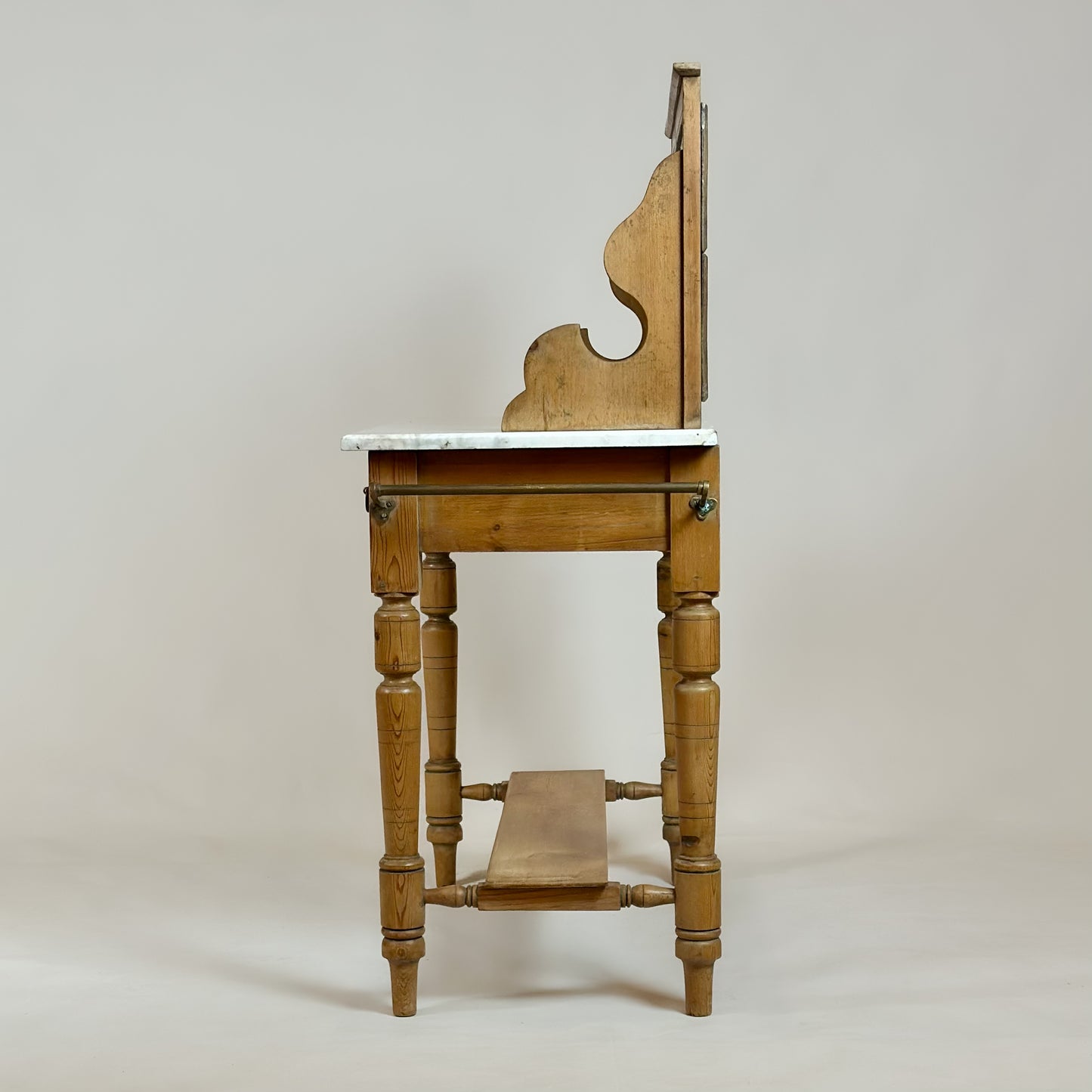 Antique Victorian Pine Washstand