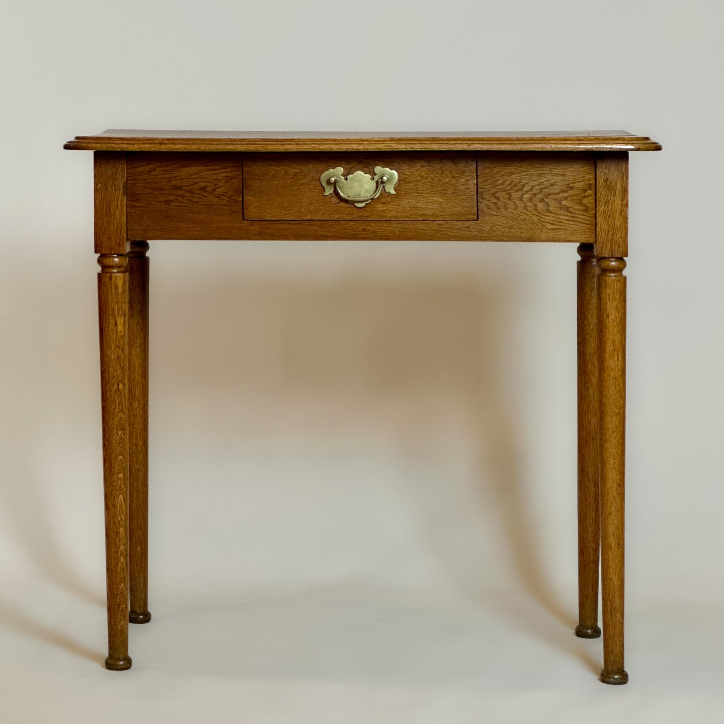Antique Edwardian Oak Writing Table