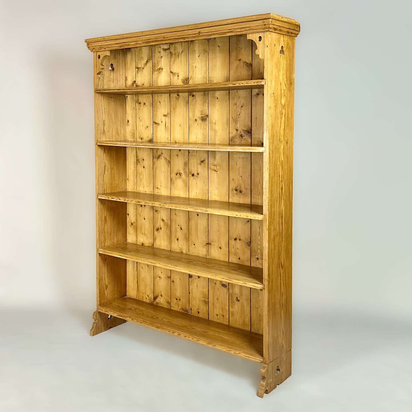 Large Pine Chapel Bookcase