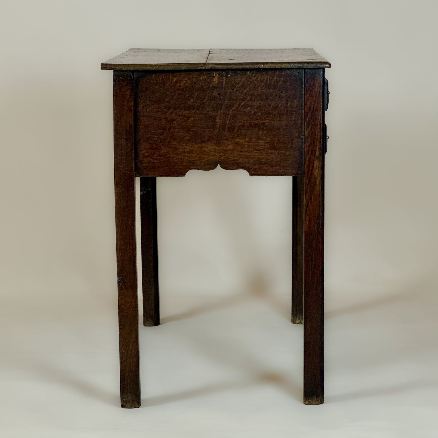 Antique Georgian Oak Lowboy Side Table