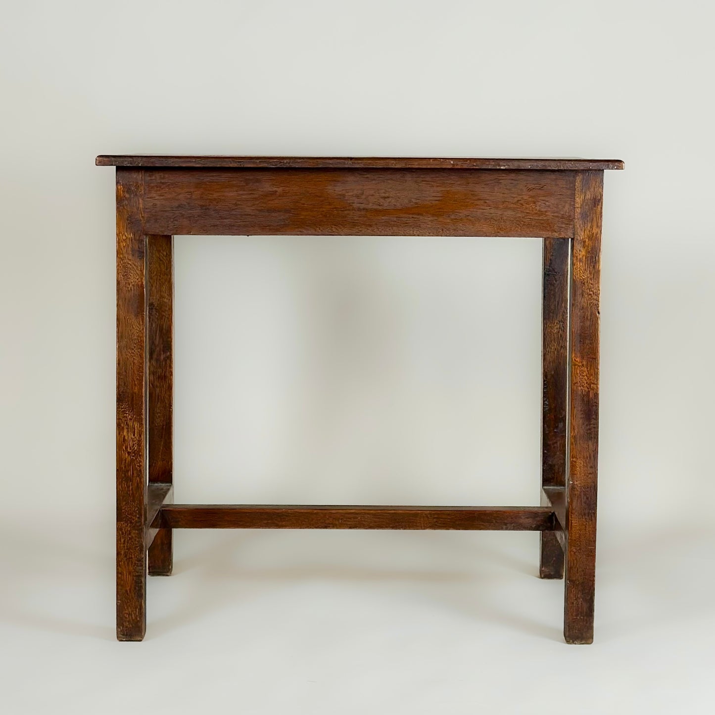 Antique Oak Side Table Writing Desk