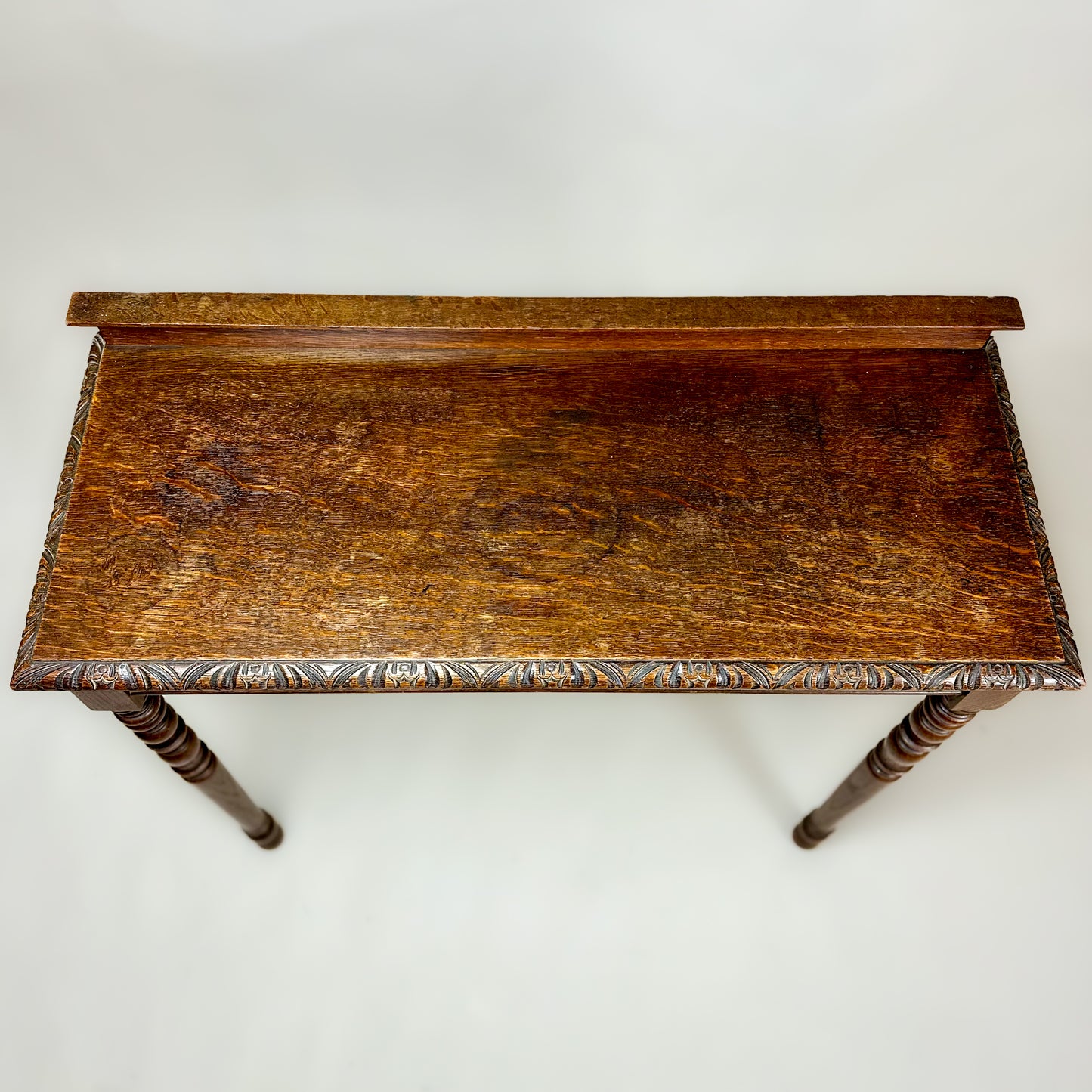 Antique Narrow Oak Hall Table or Console Table
