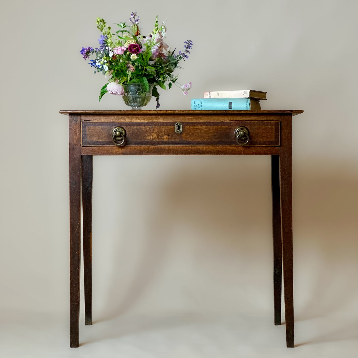 Antique Victorian Oak Writing Table
