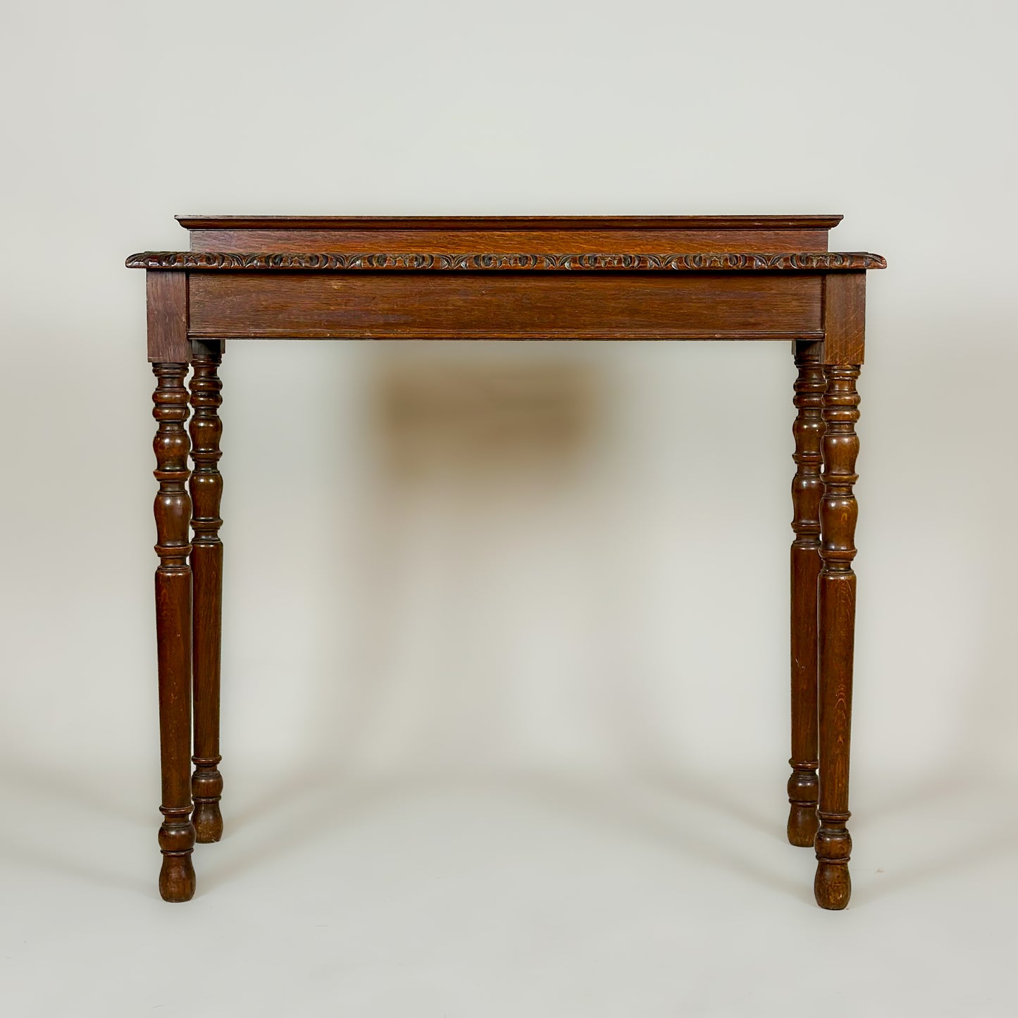 Antique Narrow Oak Hall Table or Console Table