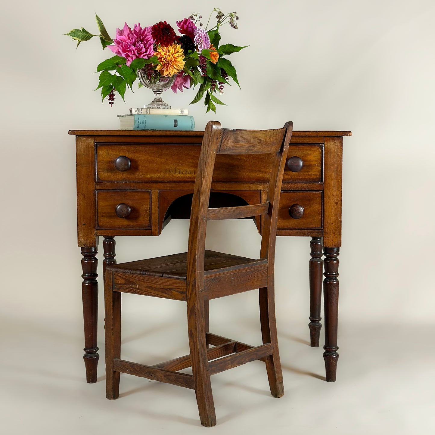 Antique Welsh Oak Side Table