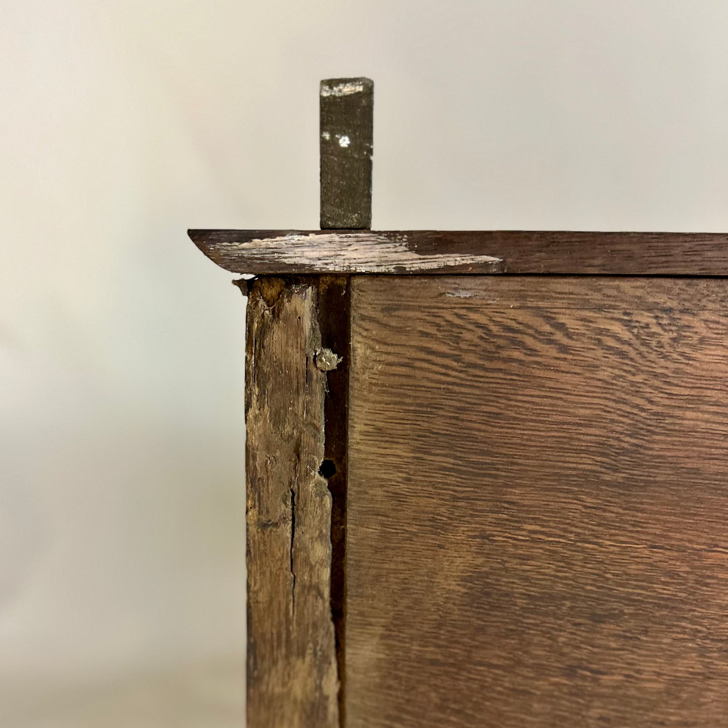 Antique Oak Console Hall Table