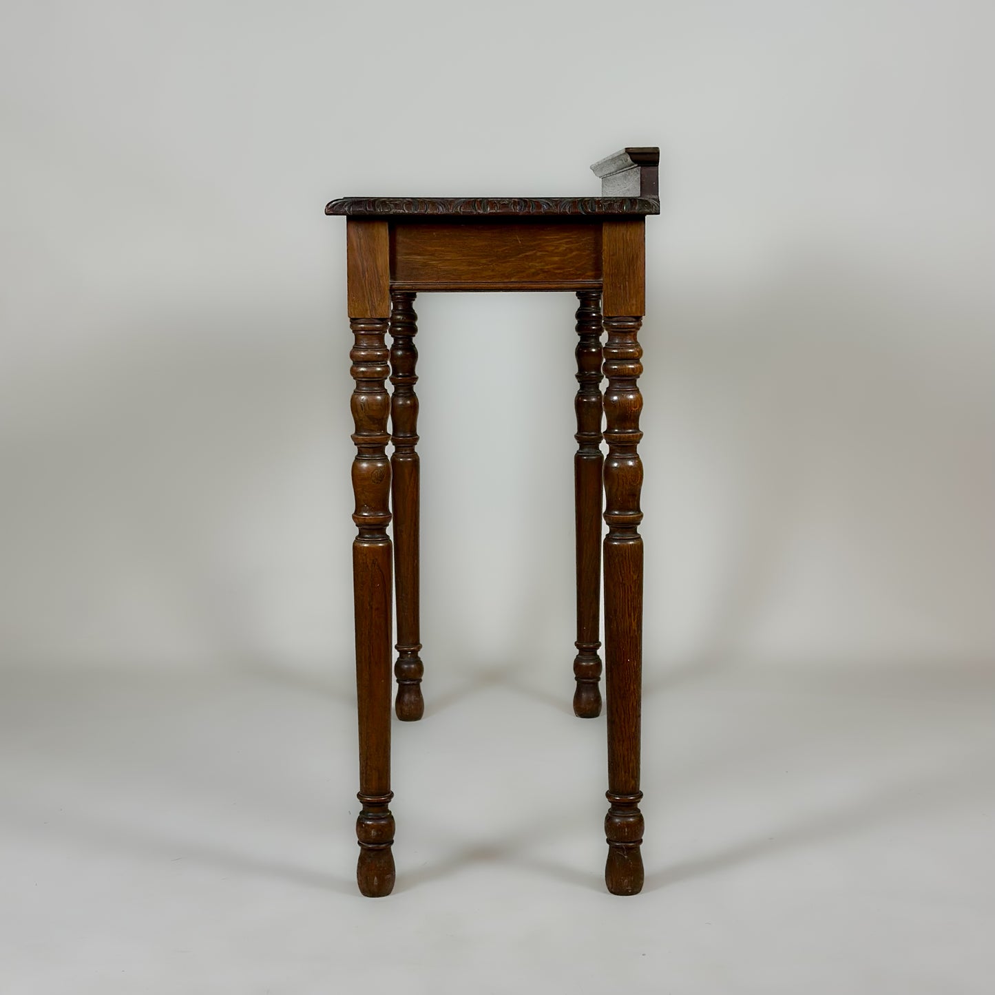 Antique Narrow Oak Hall Table or Console Table