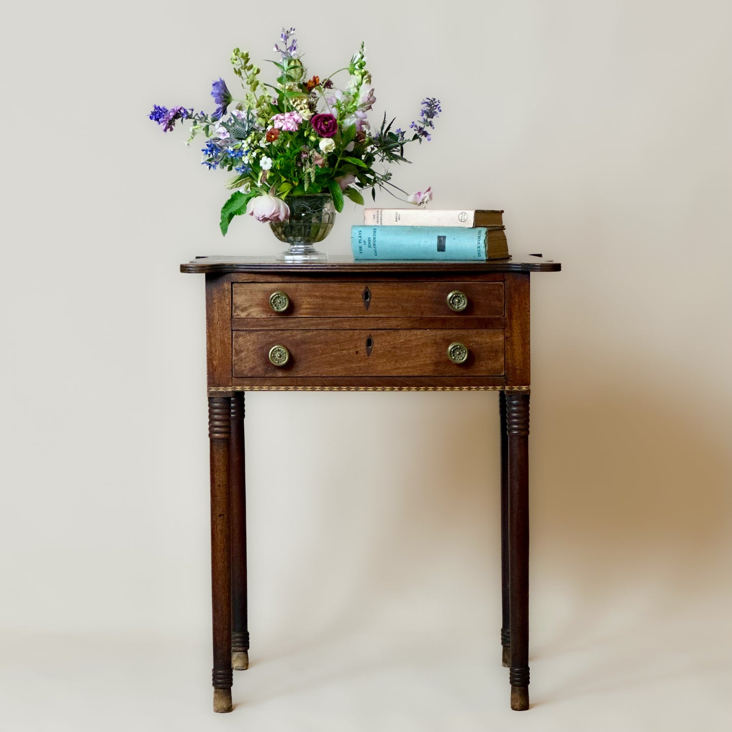 Antique Georgian Mahogany Small Side Table