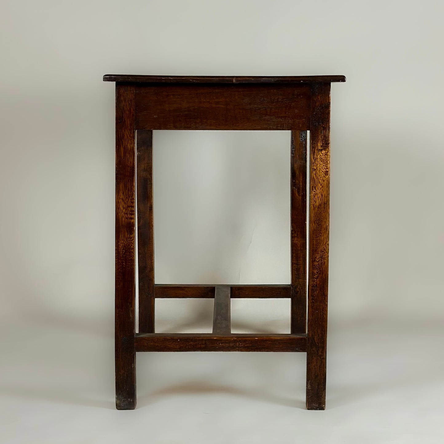Antique Oak Side Table Writing Desk