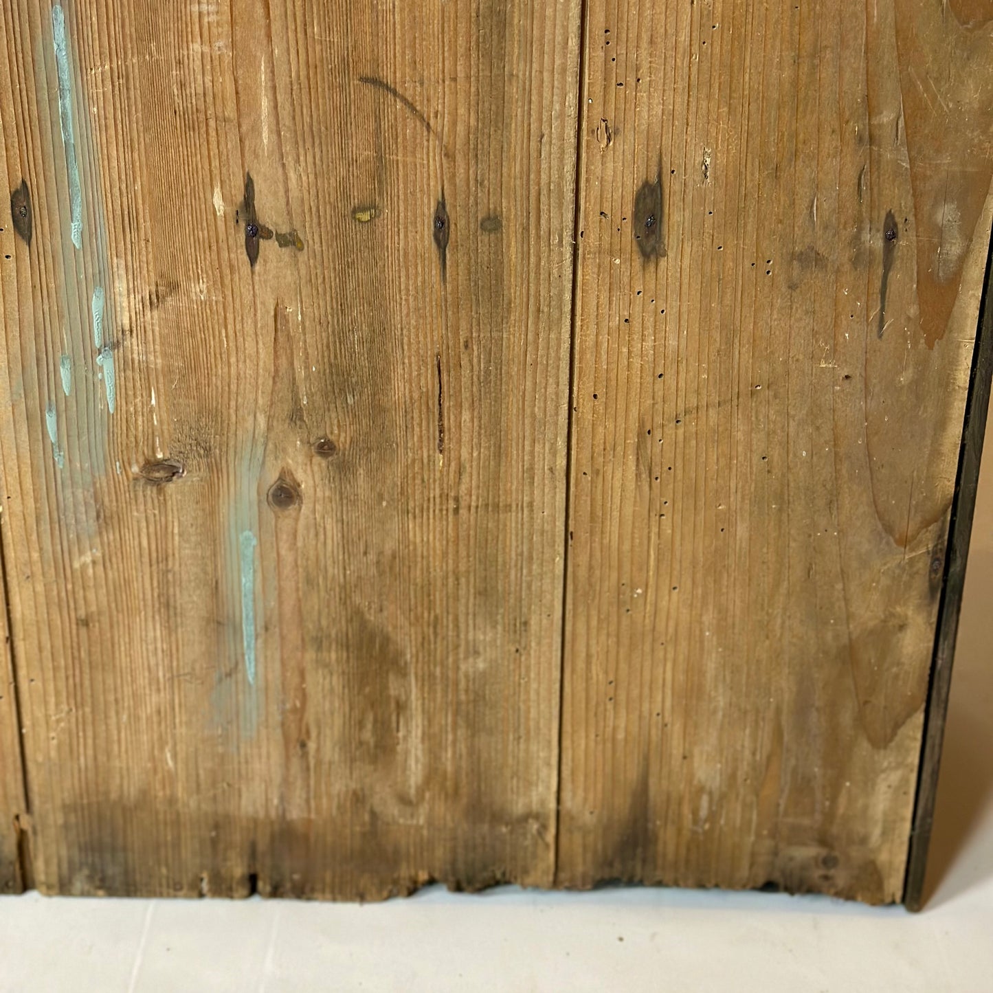 Antique Oak Spice Cupboard – Flat-Back Narrow Wall Cupboard