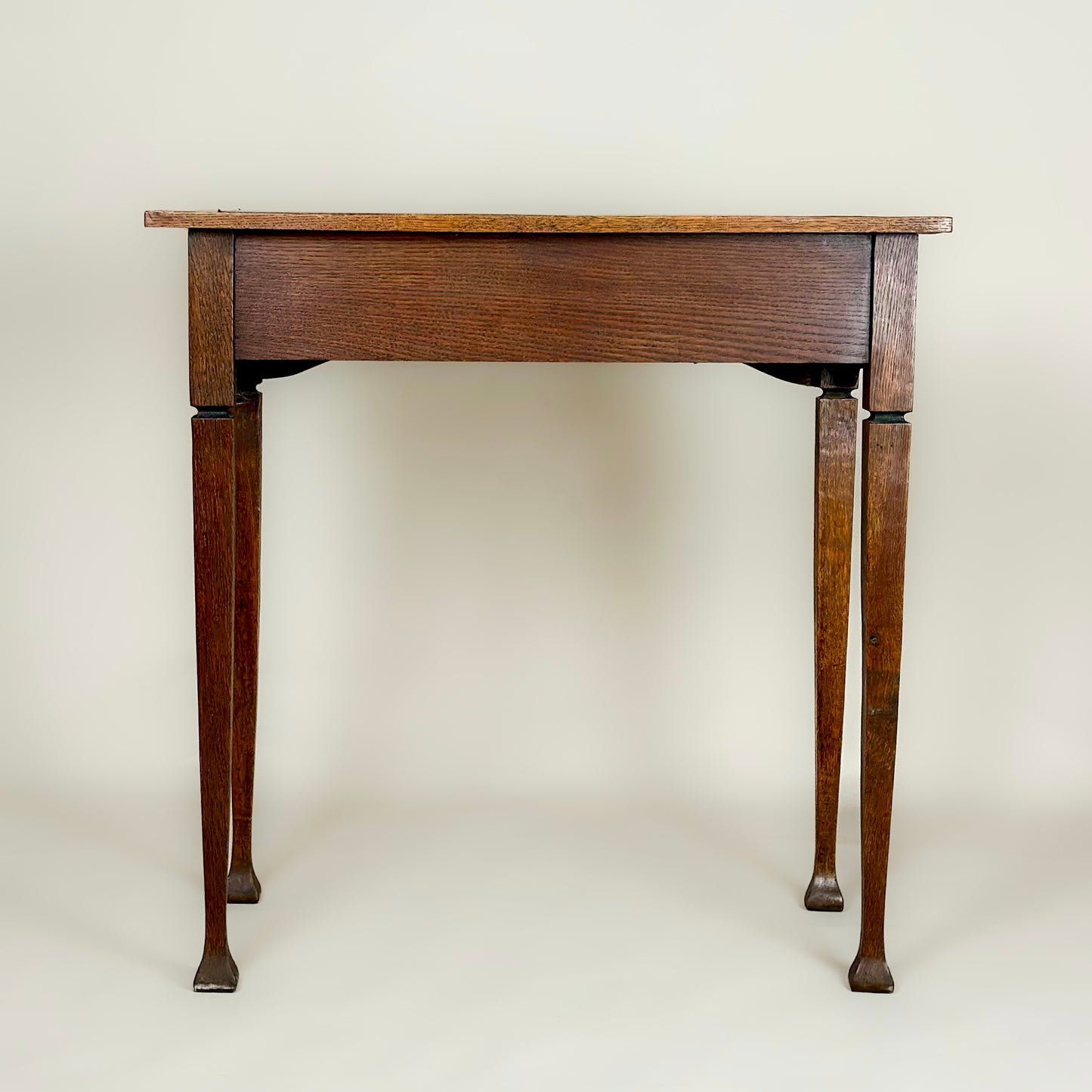 Arts & Crafts Oak Writing Side Table