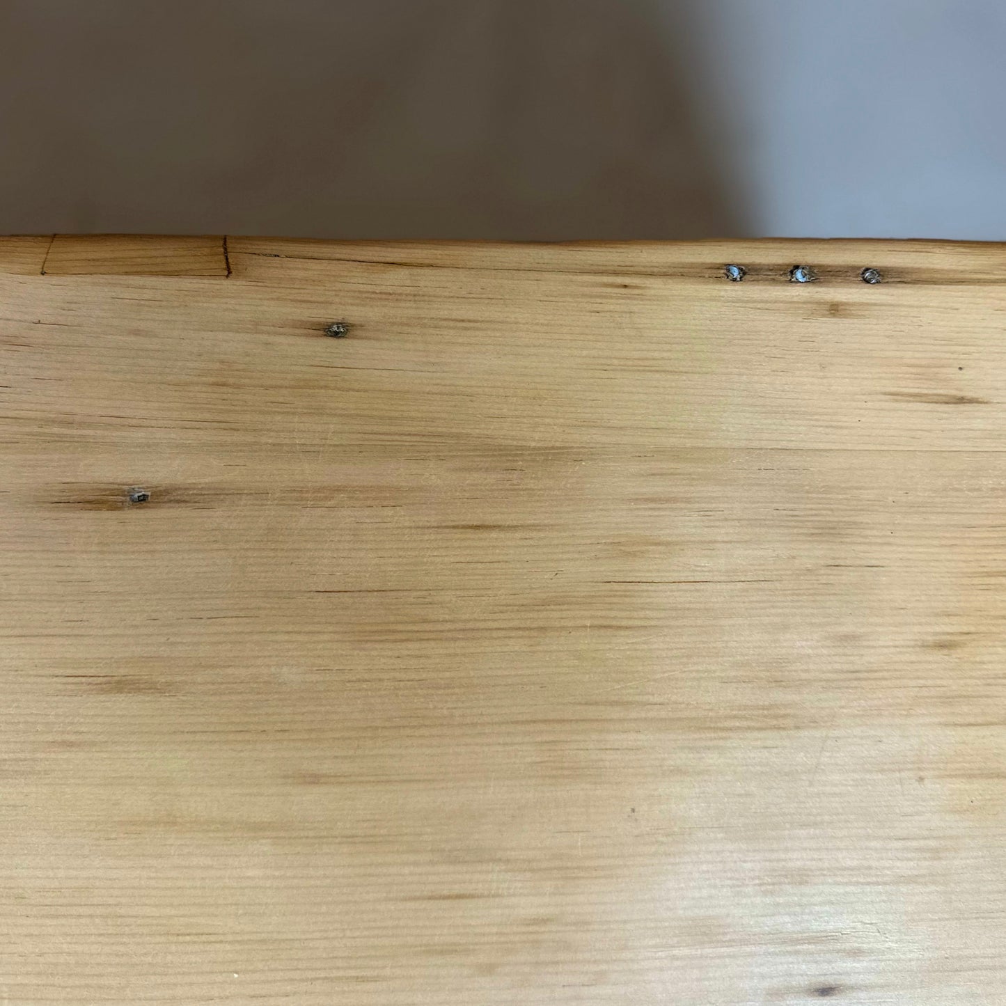 Antique Old Pine Trunk Chest