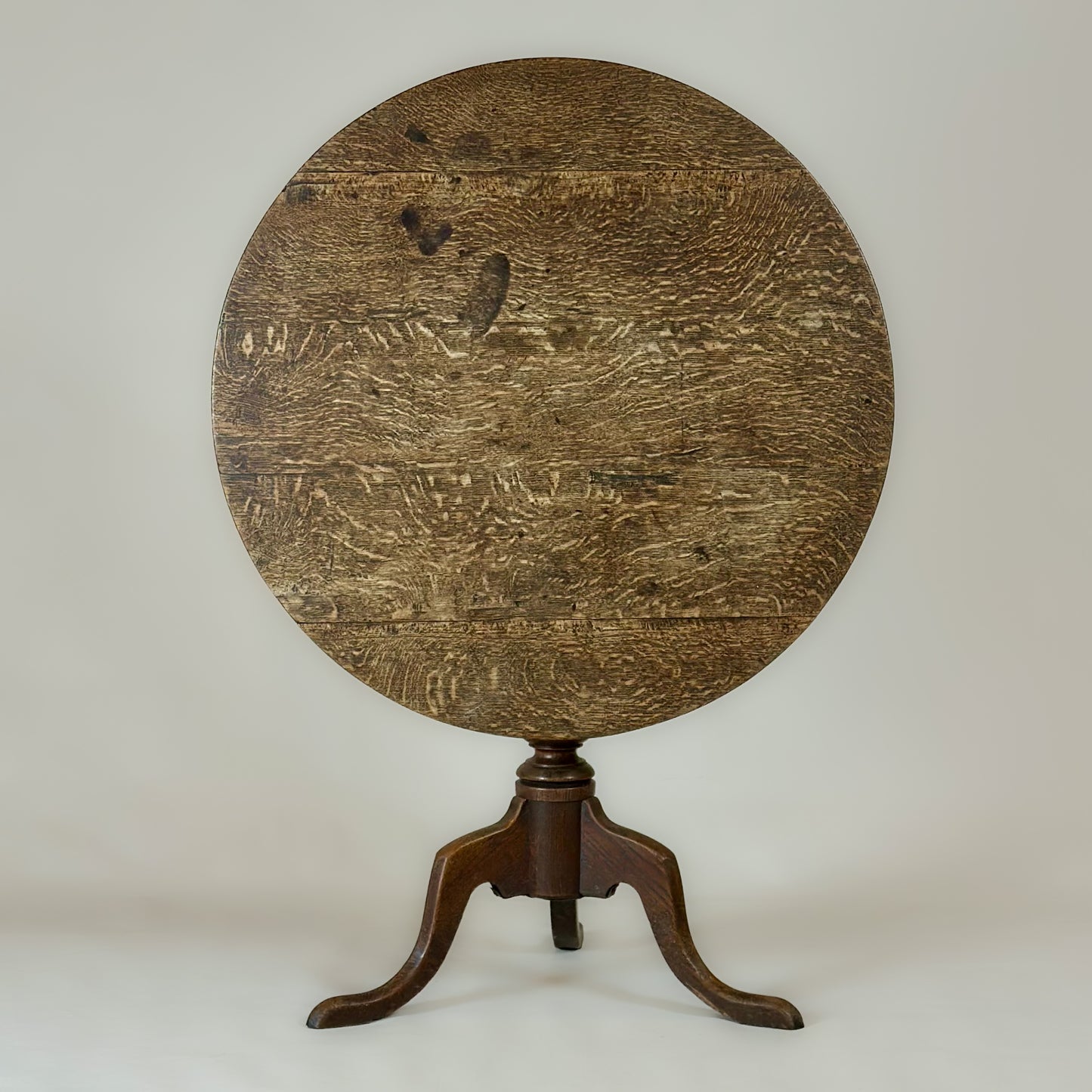 Antique Georgian Oak Tilt Top Table