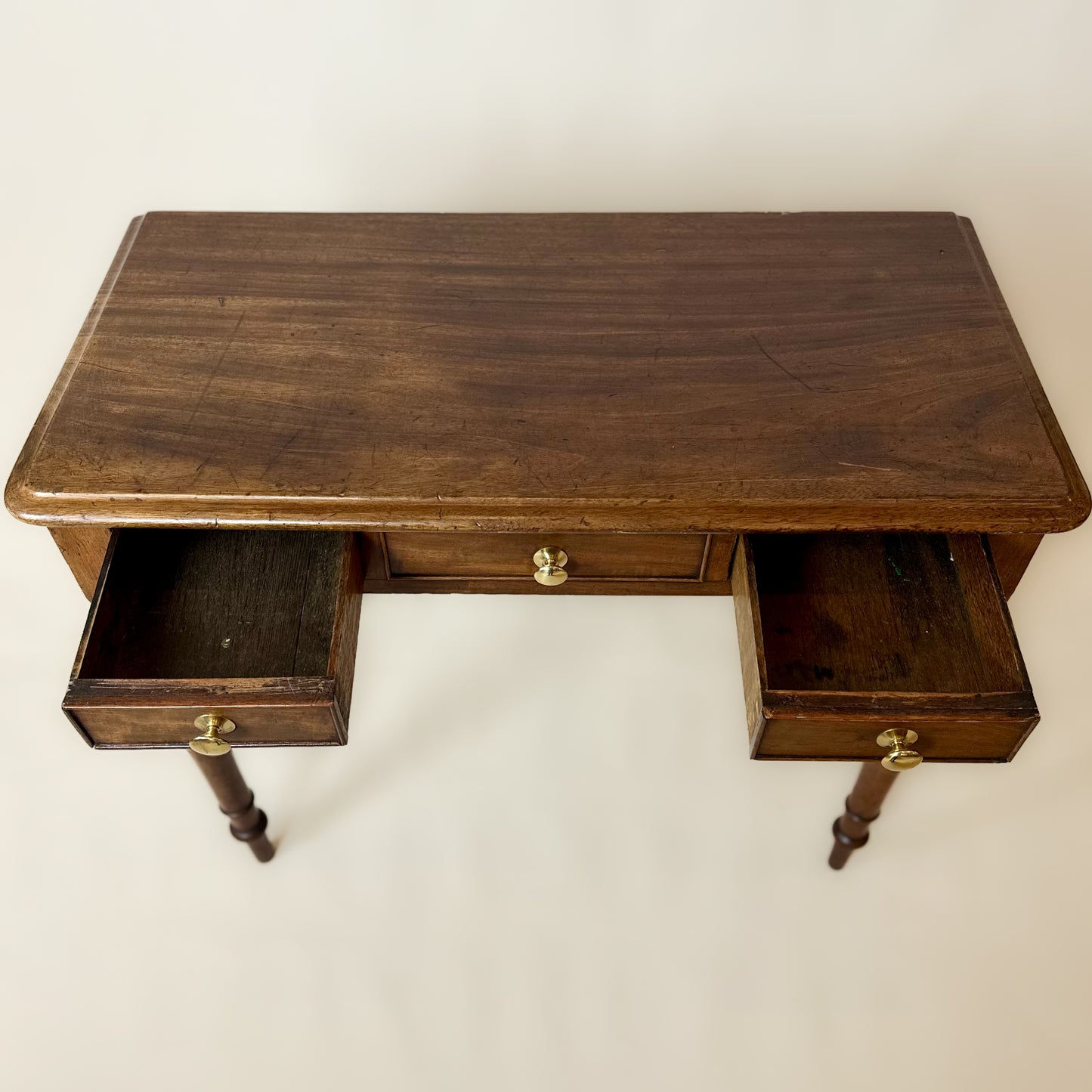 Antique Mahogany Side Table Writing Desk