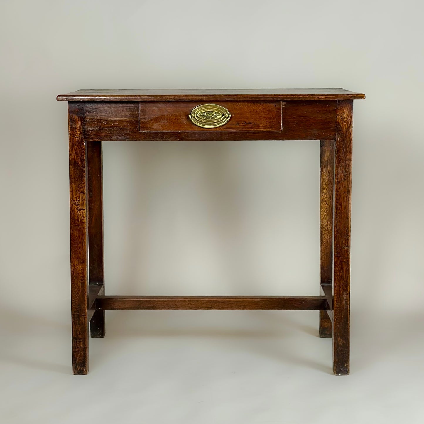 Antique Oak Side Table Writing Desk