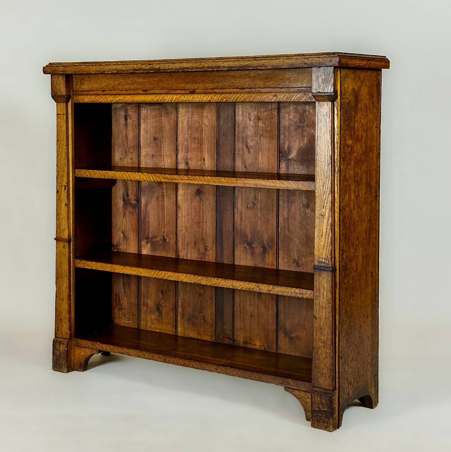 Antique Edwardian Oak Bookcase