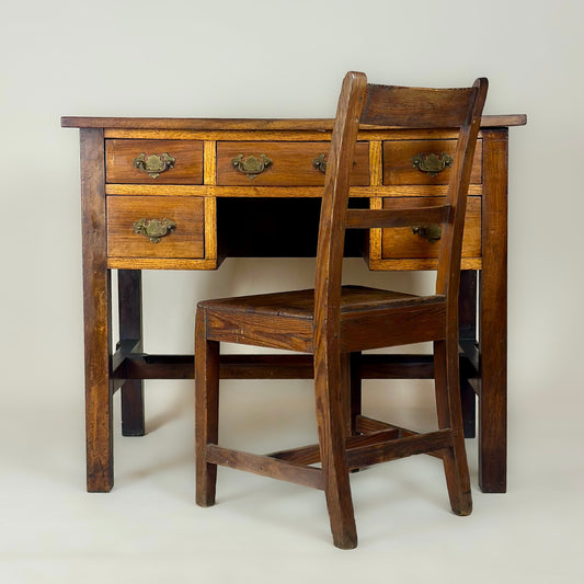 Early 20th Century Oak Writing Table