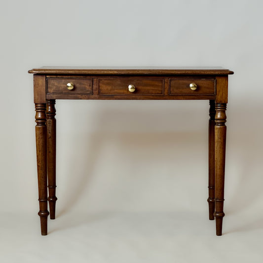 Antique Mahogany Side Table Writing Desk