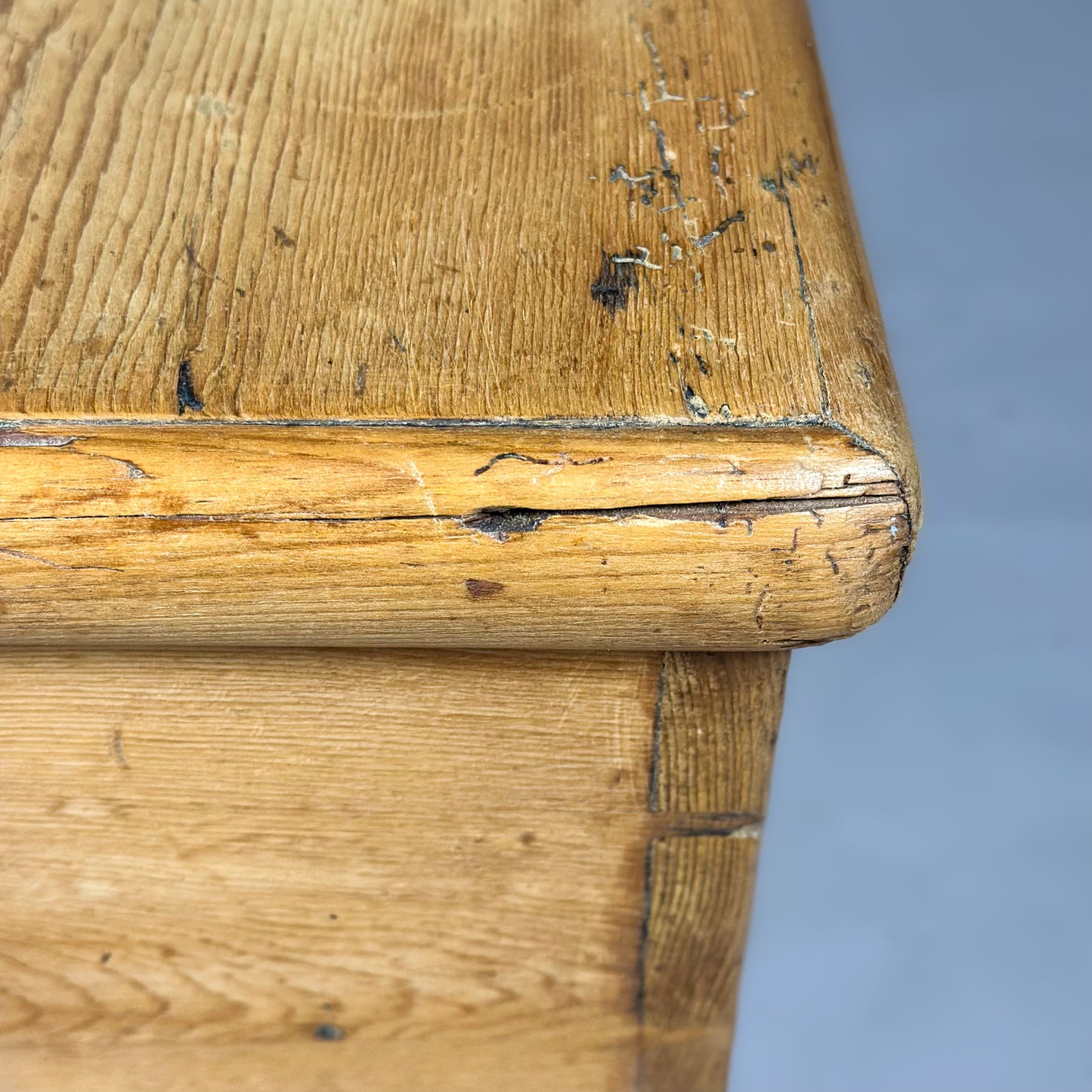 Large Antique Pine Trunk