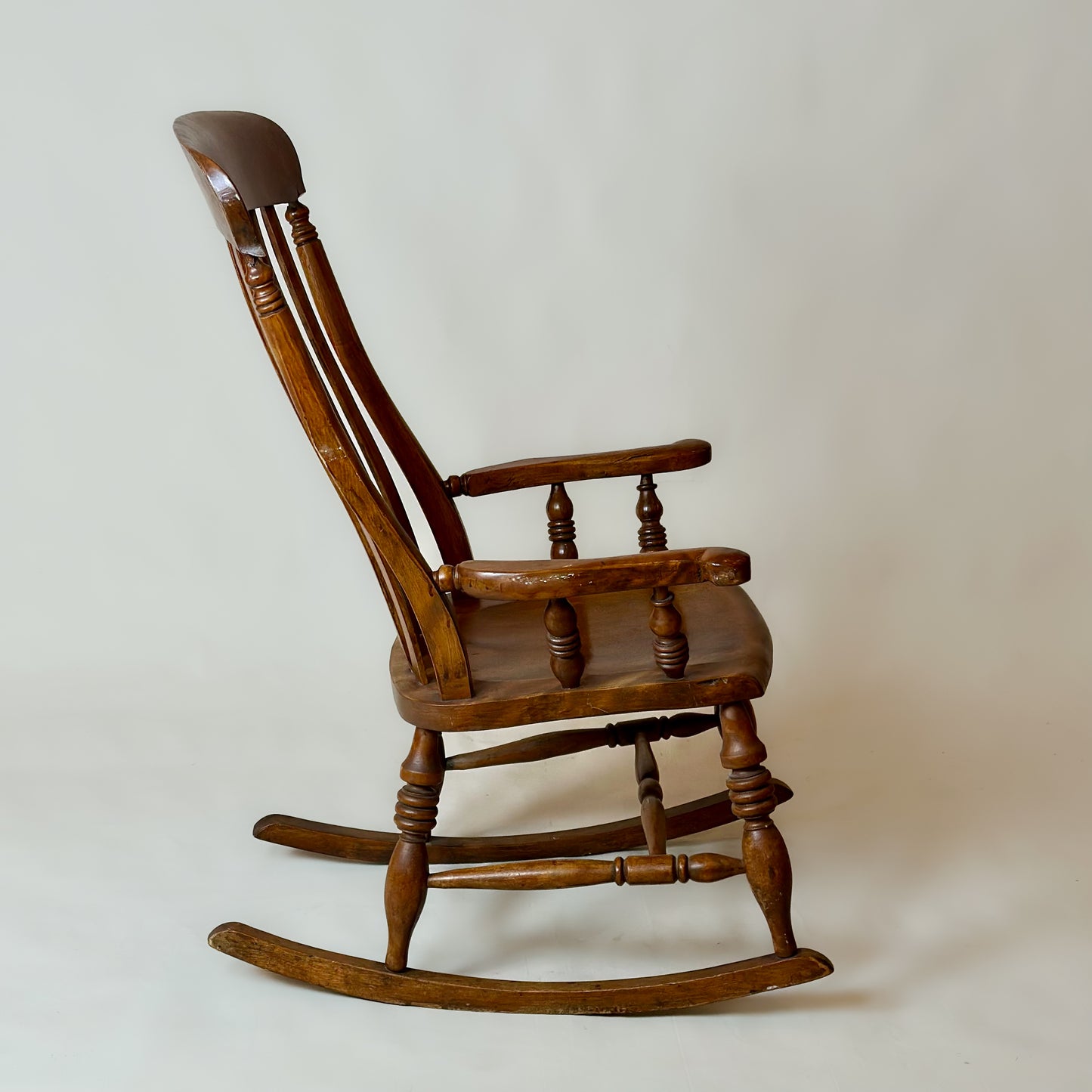 Antique Windsor Style Rocking Chair
