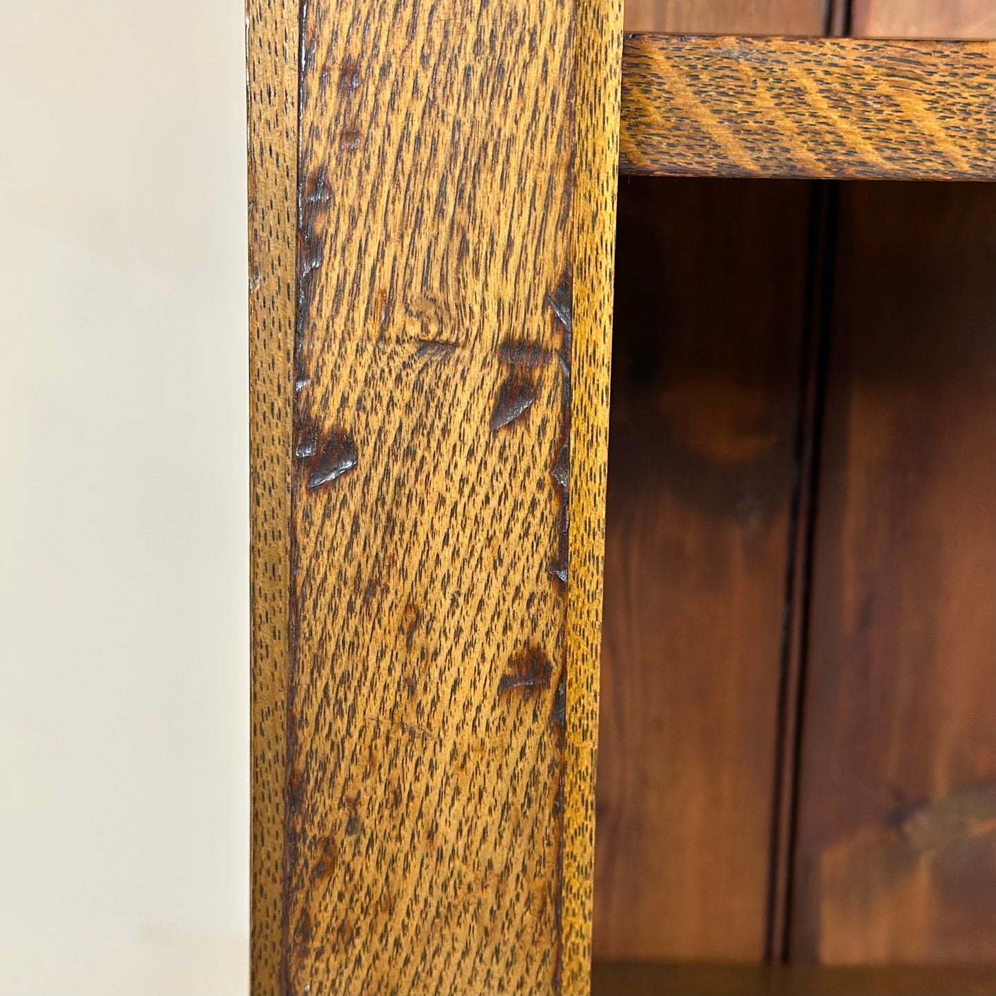 Antique Edwardian Oak Bookcase