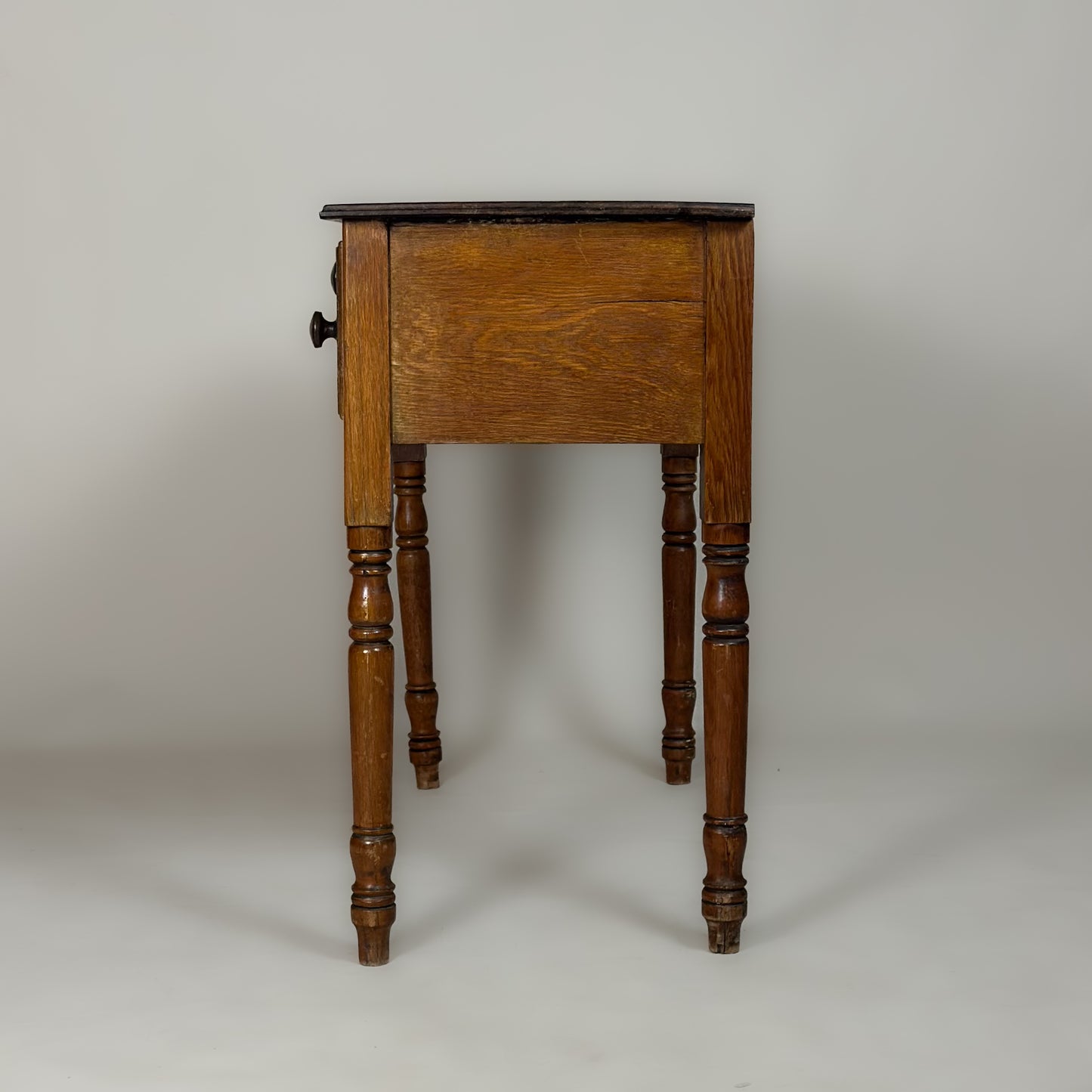 Antique Welsh Oak Lowboy Side Table