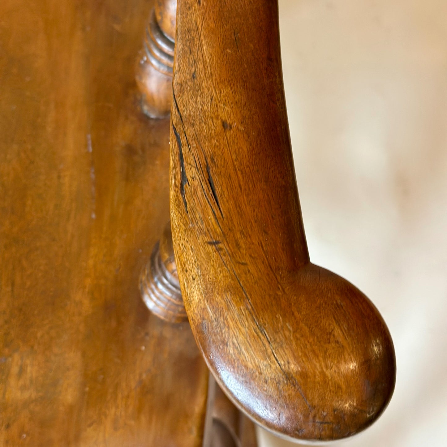 Antique Windsor Style Rocking Chair