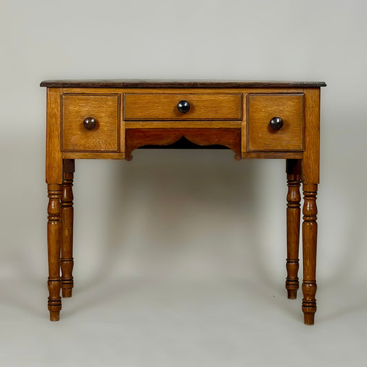 Antique Welsh Oak Lowboy Side Table