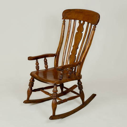 Antique Windsor Style Rocking Chair