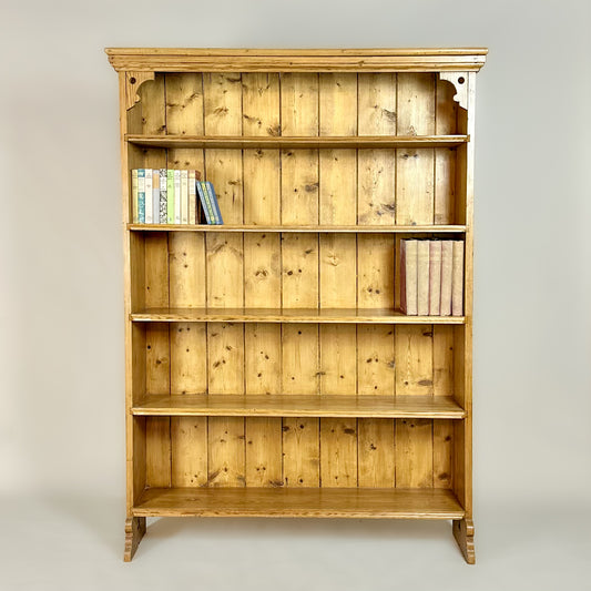 Large Pine Chapel Bookcase