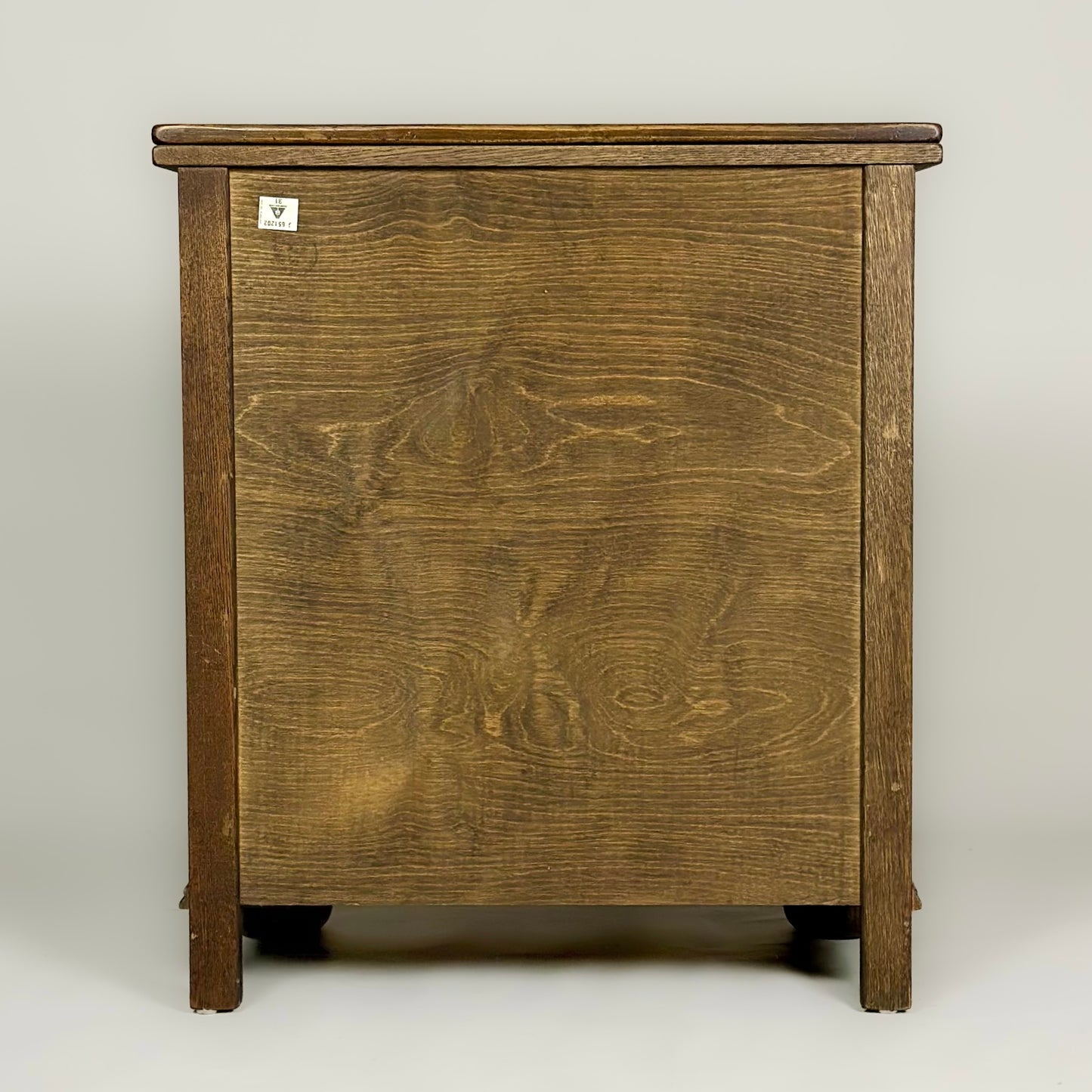 Early 20th-Century American Oak Writing Chest of Drawers