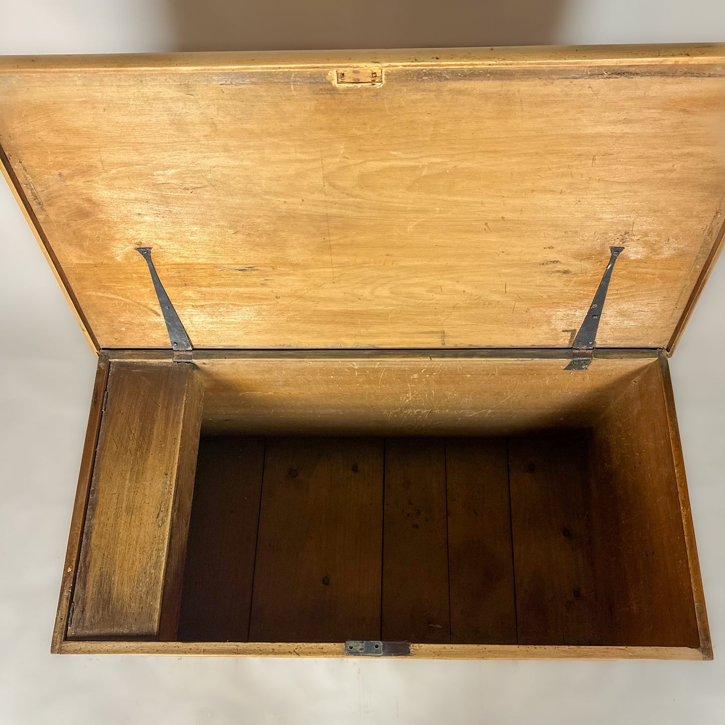 Large Antique Pine Trunk
