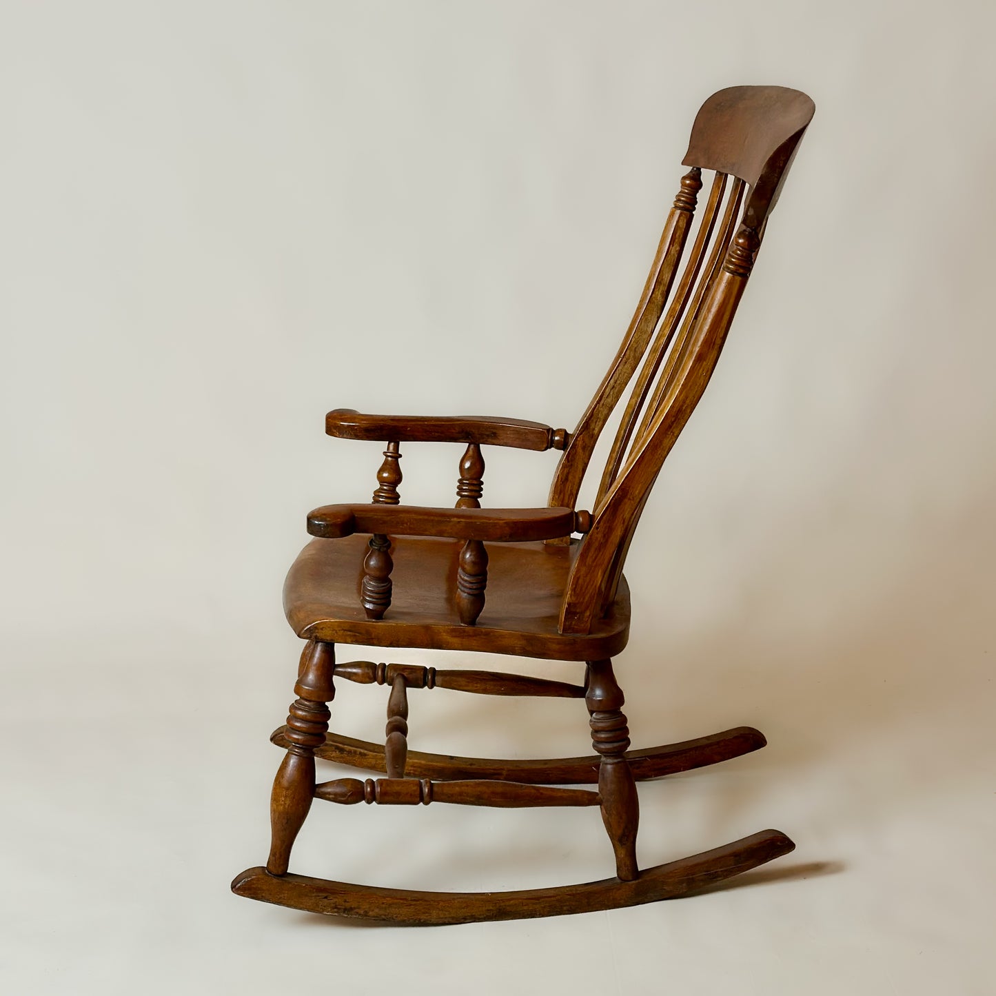 Antique Windsor Style Rocking Chair