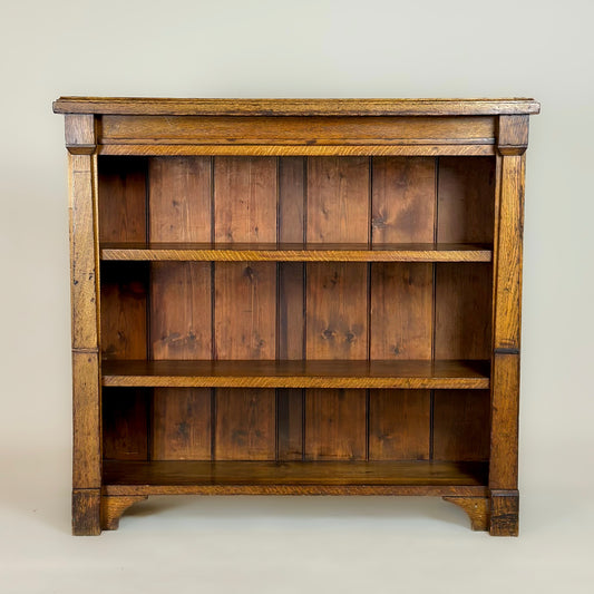 Antique Edwardian Oak Bookcase