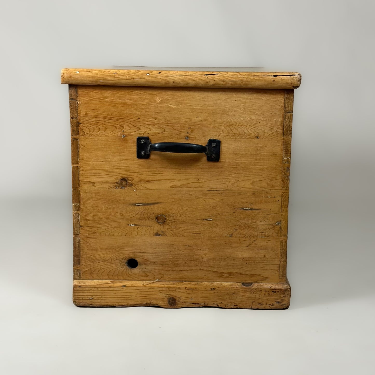 Large Antique Pine Trunk