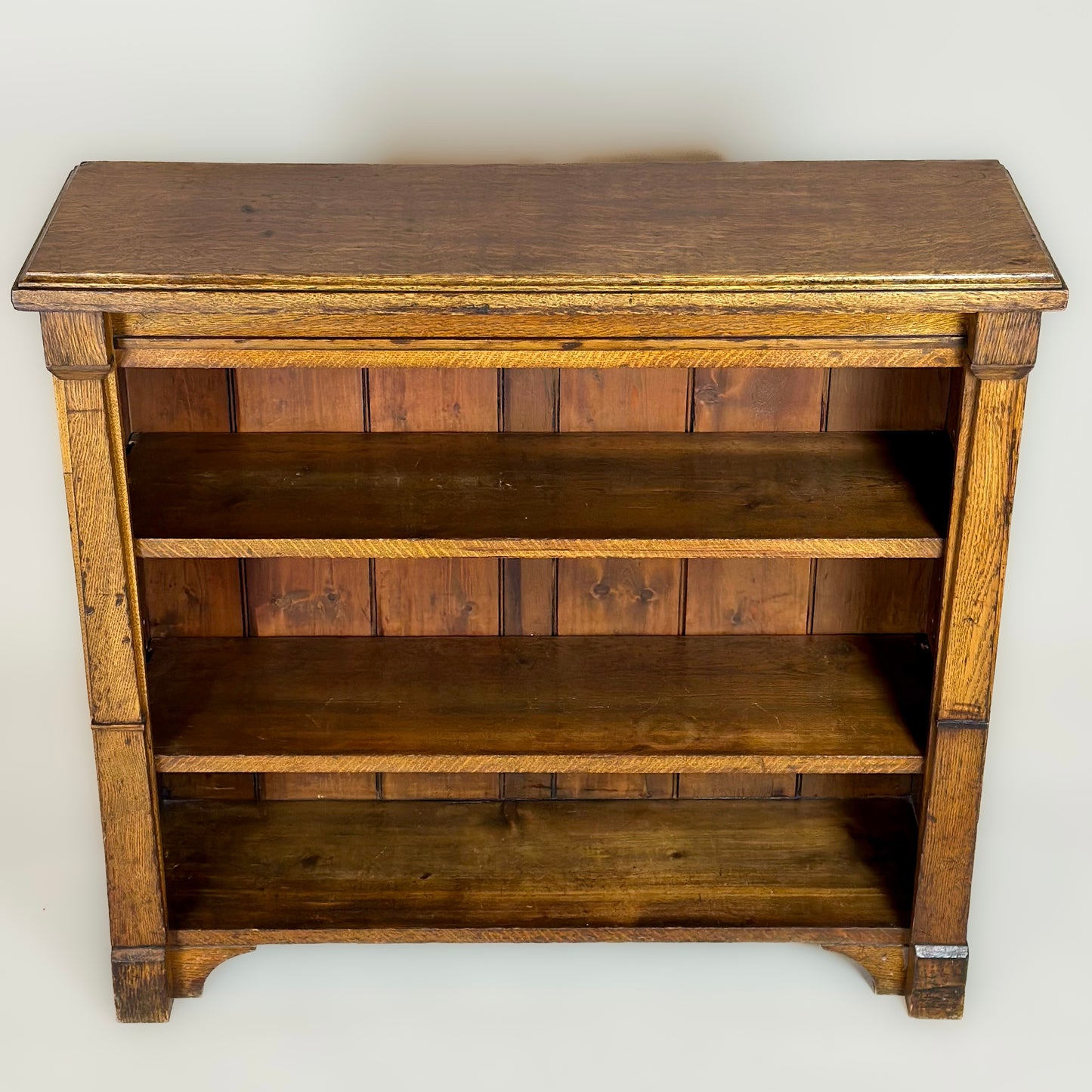 Antique Edwardian Oak Bookcase